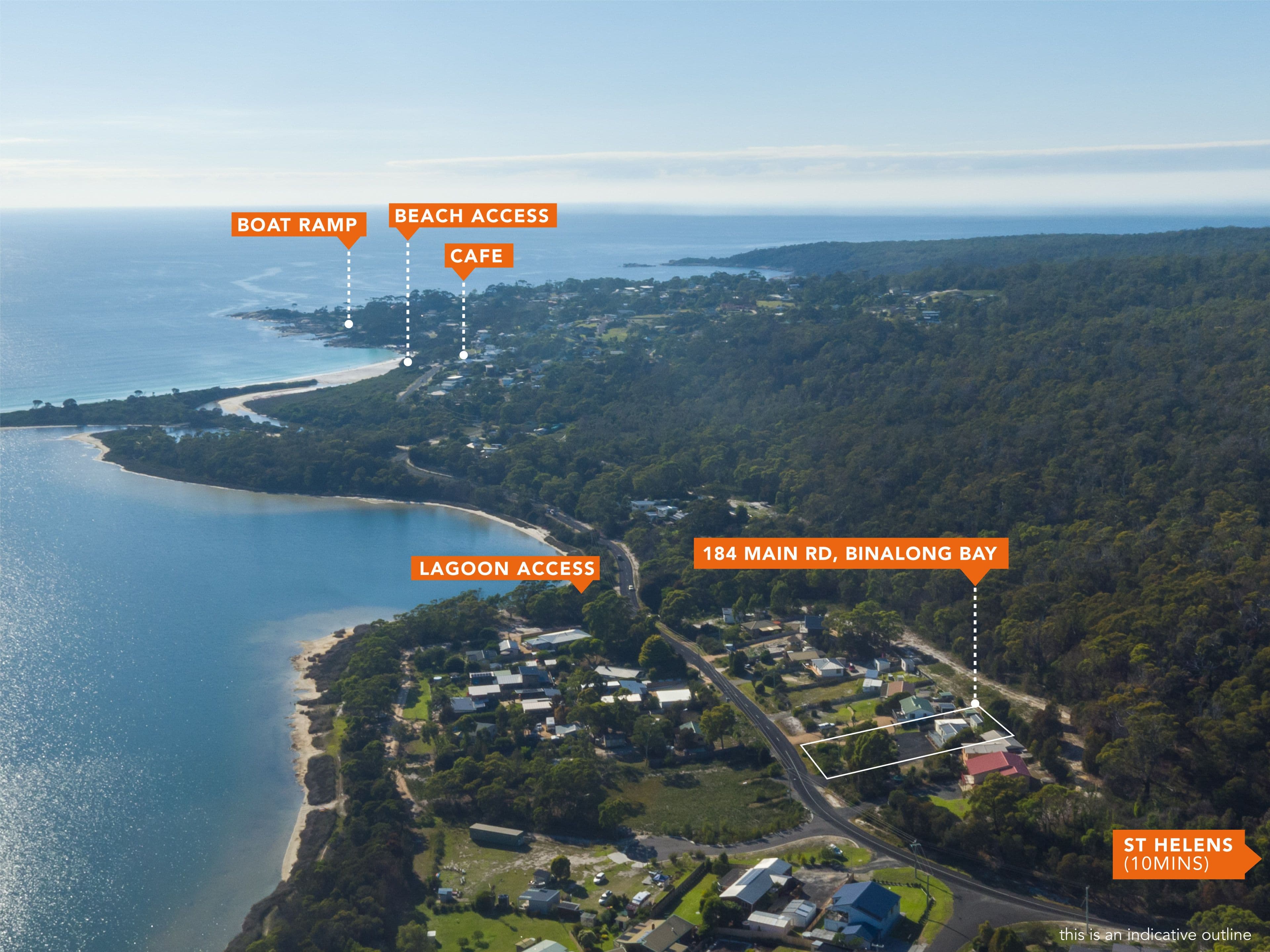 184 Main Road, Binalong Bay, Binalong Bay - Image 1