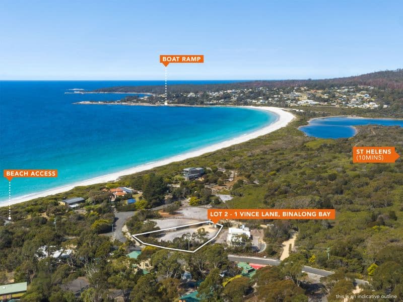 1 Vince Lane, Binalong Bay, Binalong Bay - Image 1
