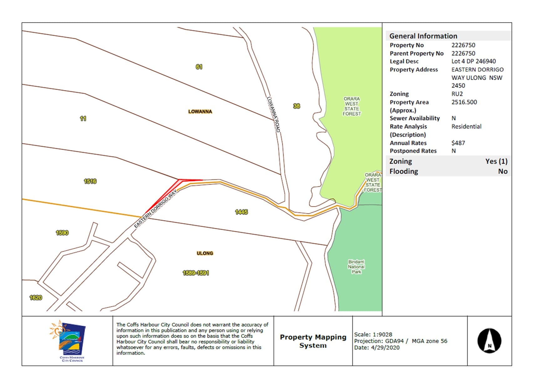 Lot 4/DP 246940 Eastern Dorrigo Way, Ulong, Ulong - Thumbnail 2