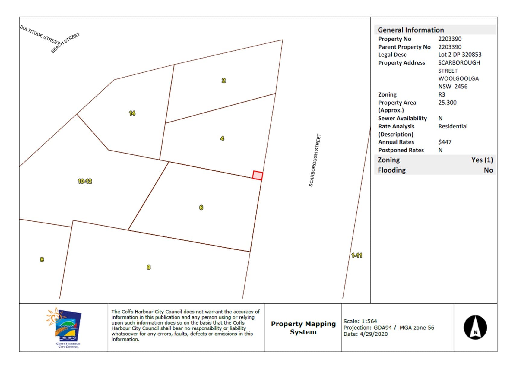 Lot 2/DP 320853 Scarborough Street, Woolgoolga, Woolgoolga - Thumbnail 2
