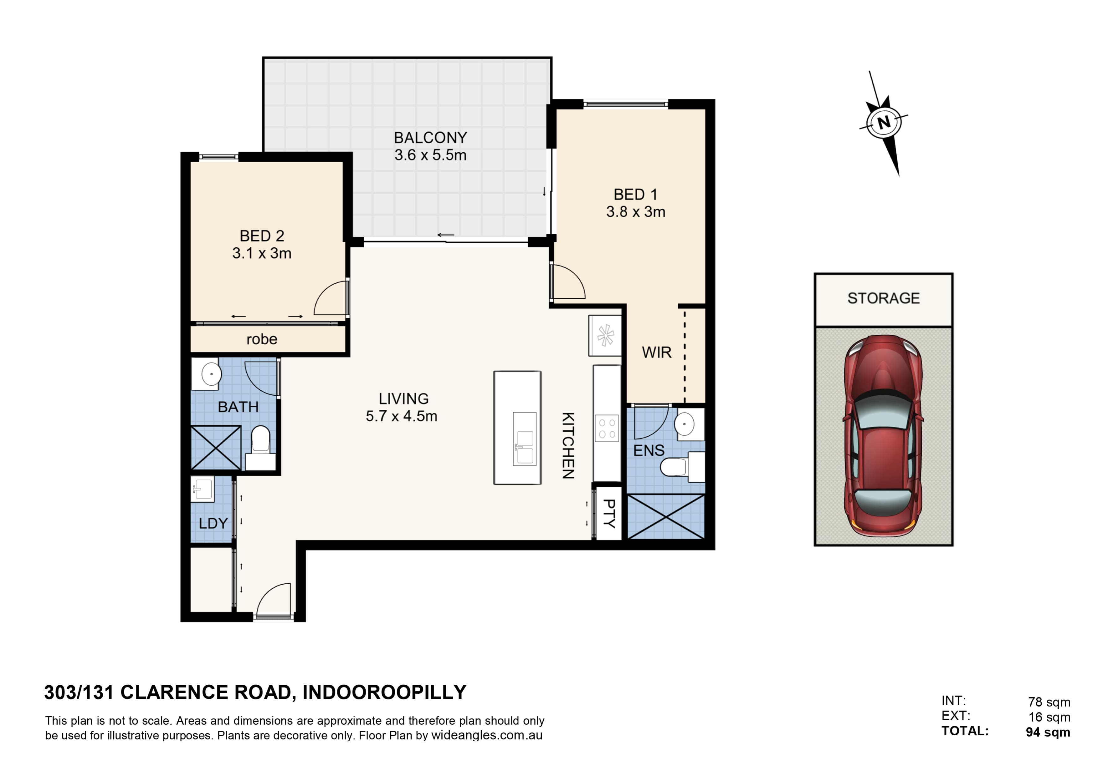 303/133 Clarence Roa..., Indooroopilly - Thumbnail 4