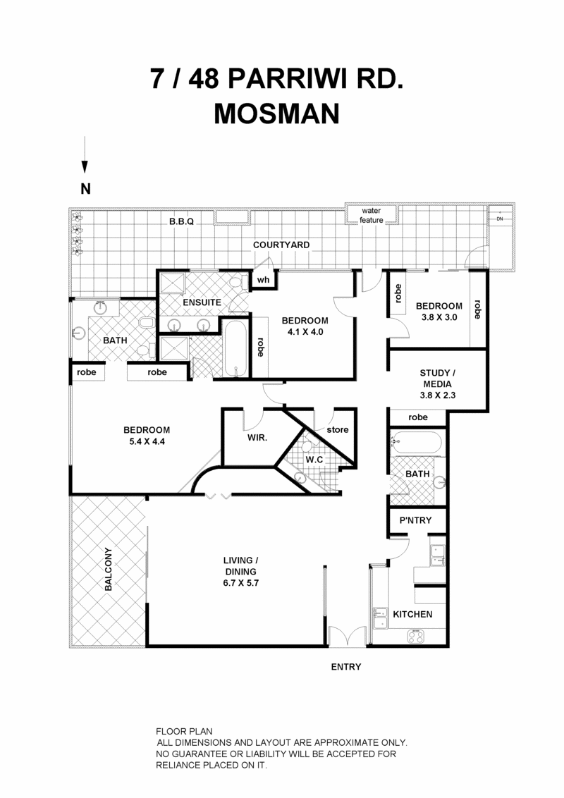 Lot 17 (also known as unit 7), 48 Parriwi Road, MOSMAN NSW 2088, Mosman - Thumbnail 2