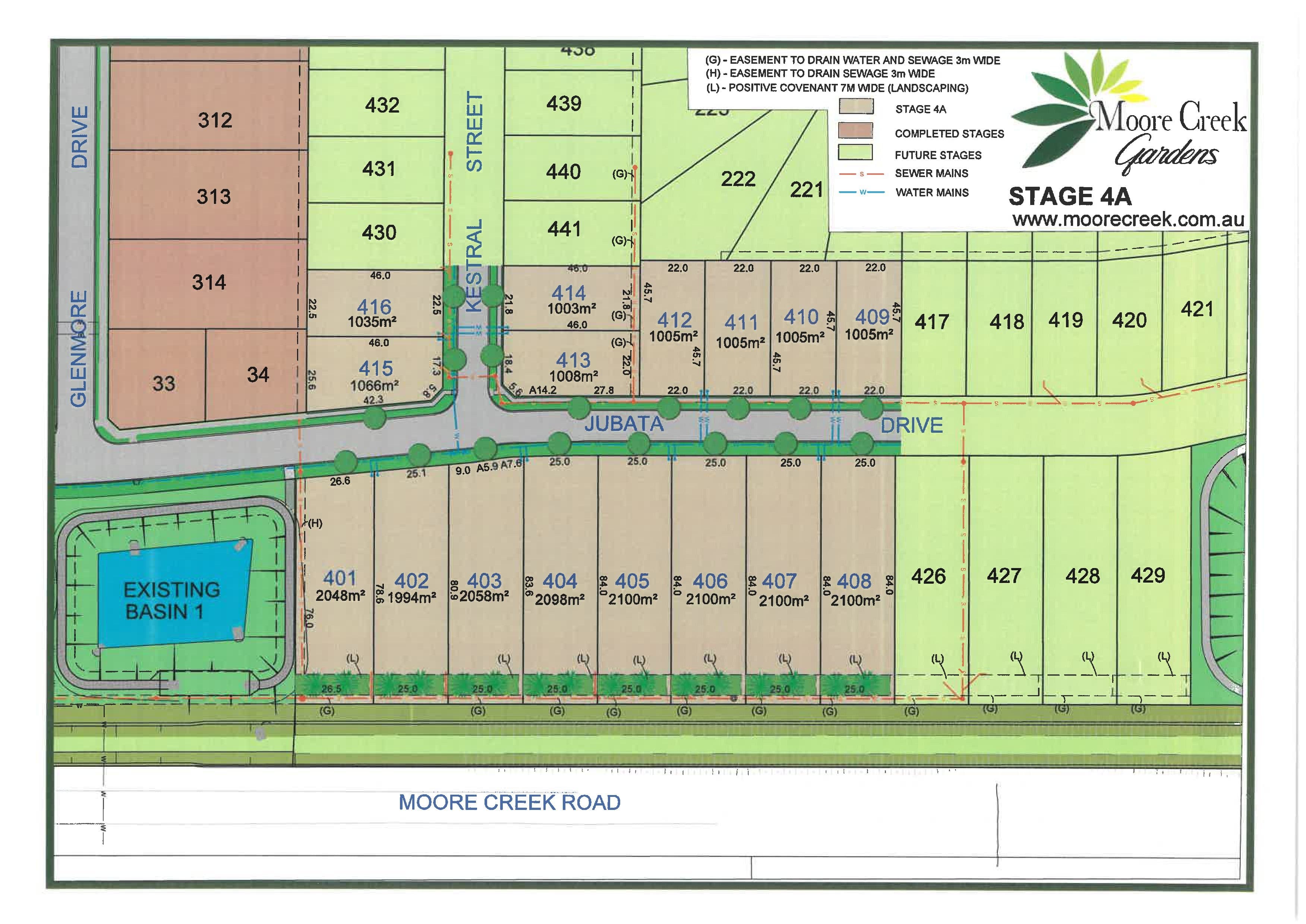 Lot 411 Stage 4A Moore Creek Gardens, Tamworth NSW 2340, Tamworth - Thumbnail 3