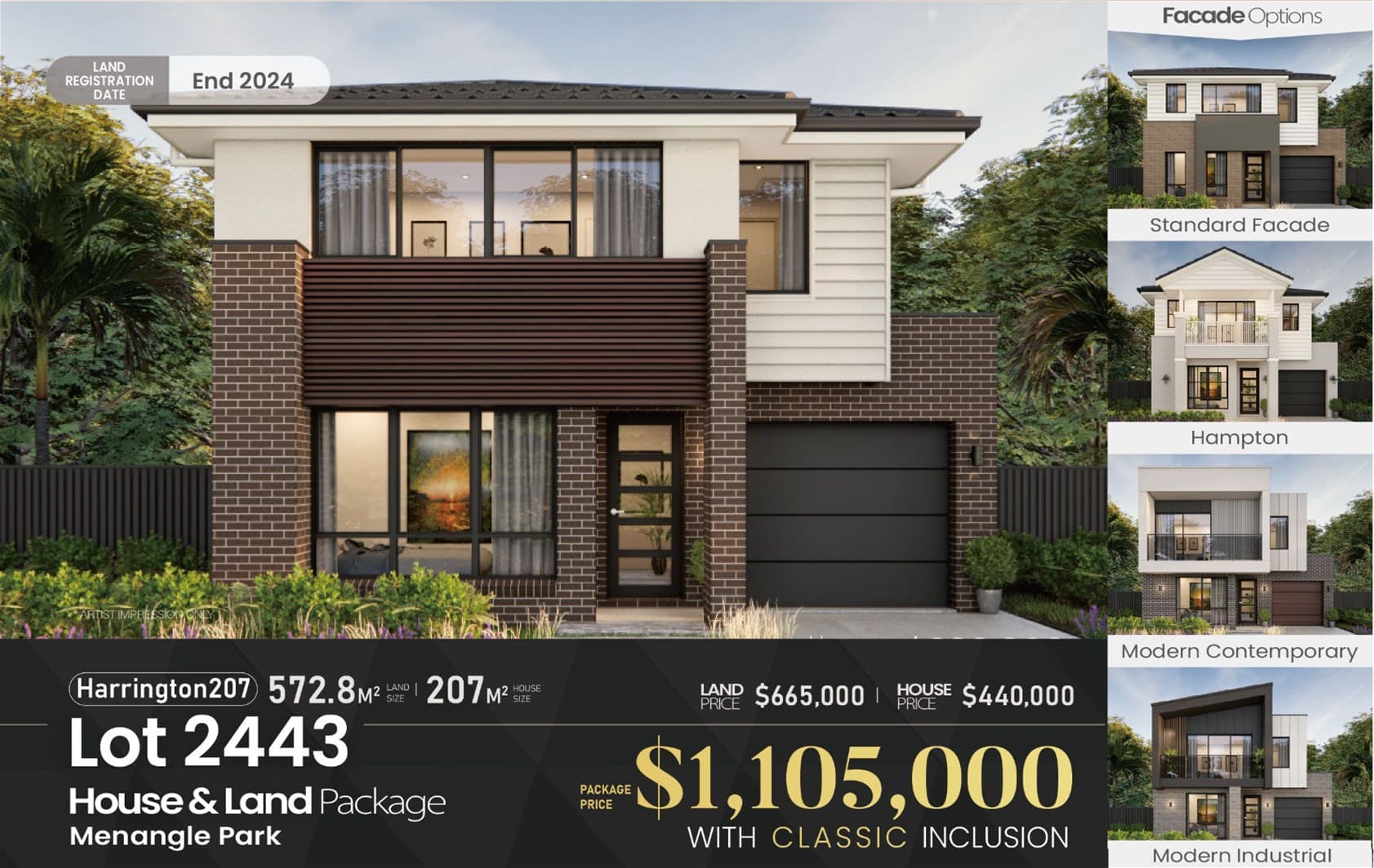 Lot 2443 Proposed  MENANGLE PARK, NSW, Lot 2443 Proposed Menangle Park - Image 1