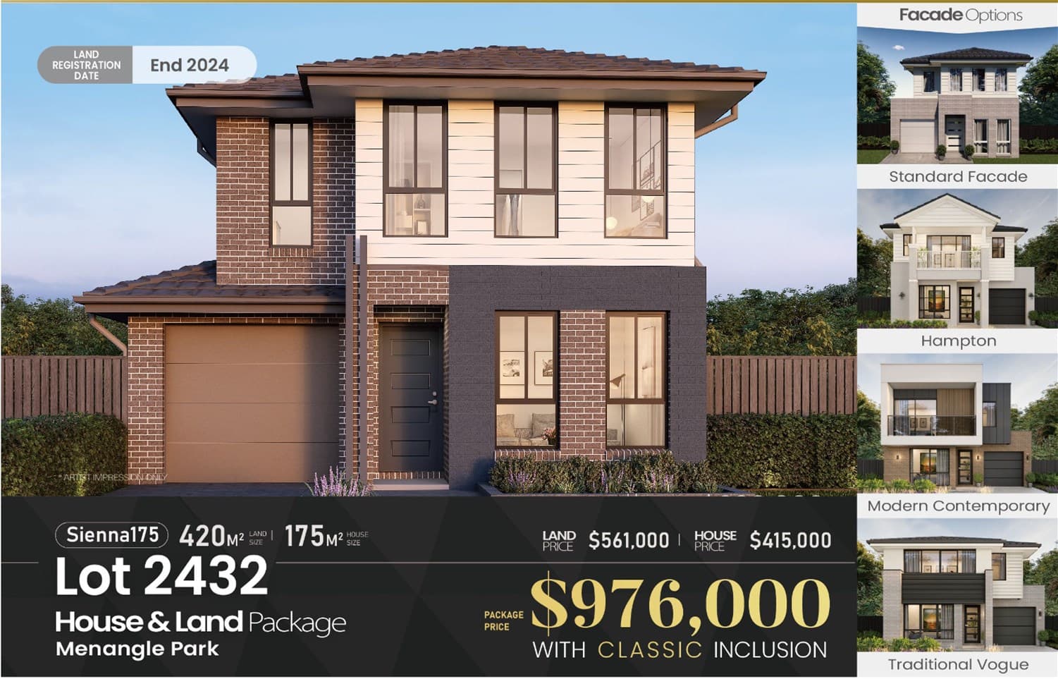 Lot 2432 Proposed  MENANGLE PARK, NSW, Lot 2432 Proposed Menangle Park - Image 1