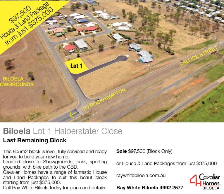 Lot 1 Halberstater Close, BILOELA QLD 4715, Biloela - Image 1