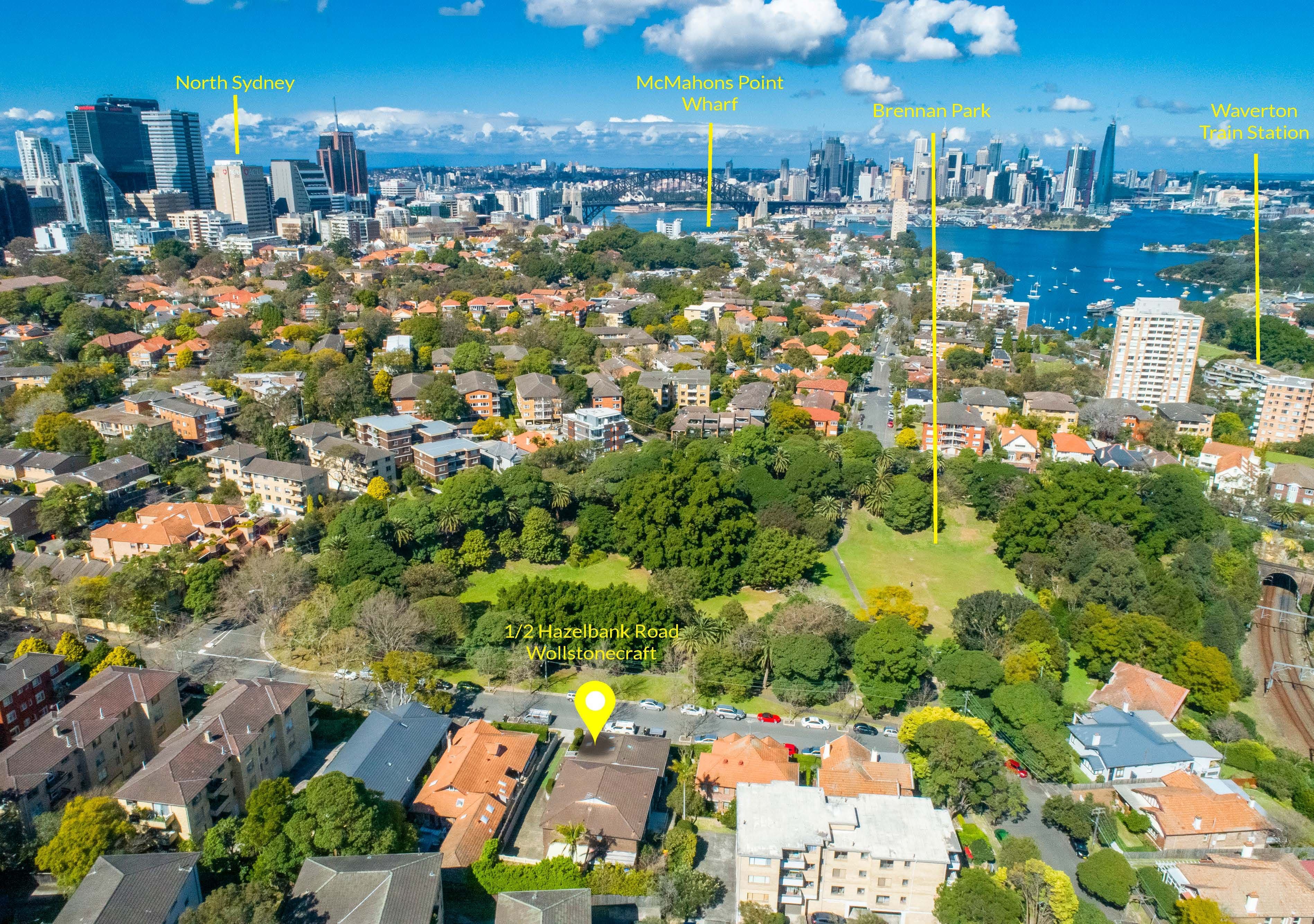 1/2 Hazelbank Road, Wollstonecraft NSW 2065, Wollstonecraft - Image 1