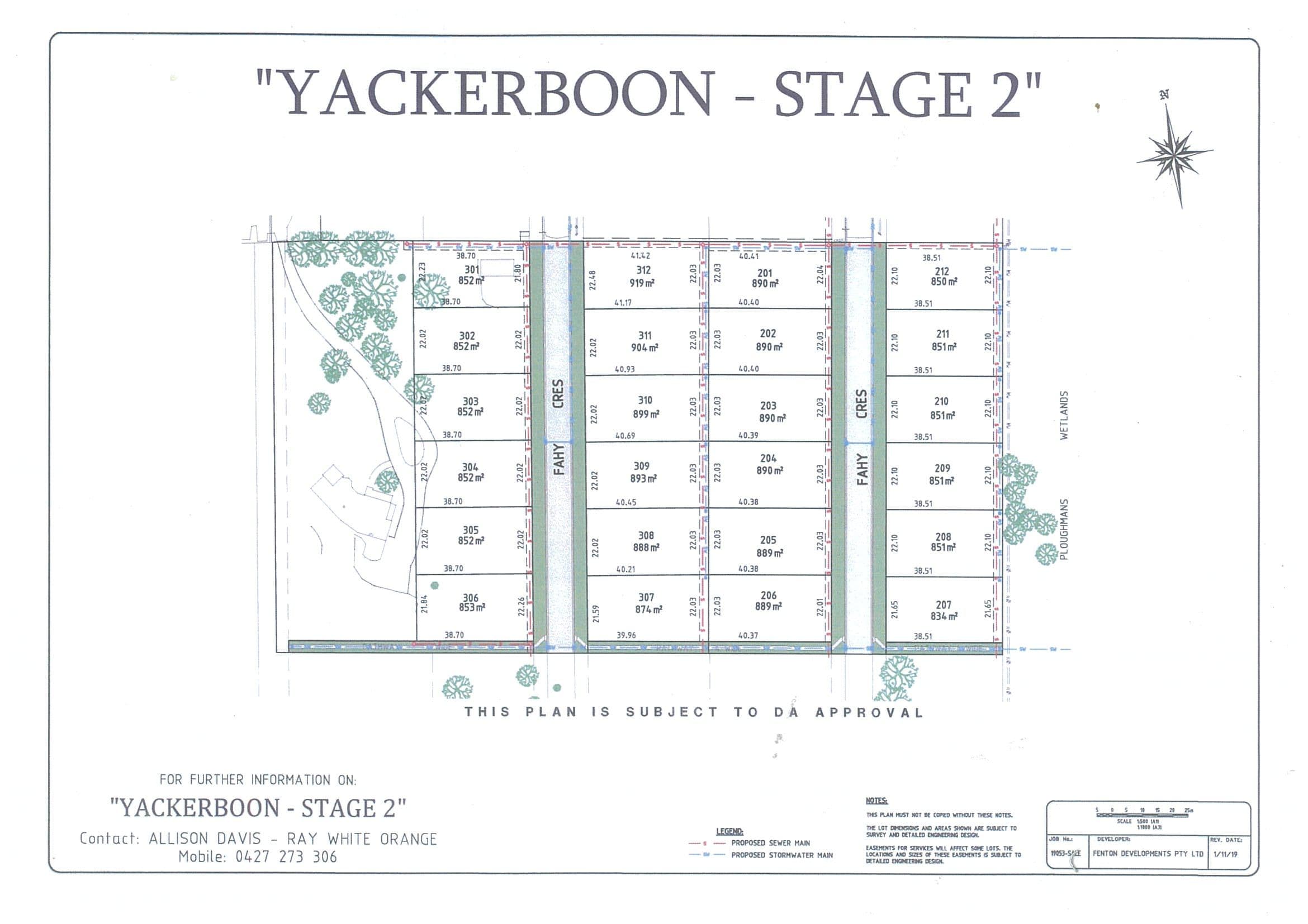 Lot 301 Yackerboon Estate - Stage 2, Orange NSW 2800, Orange - Image 1