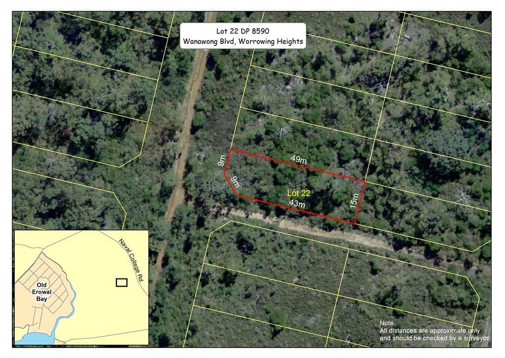 Lot 22 DP 8590, Wanawong Boulevard, WORROWING HEIGHTS NSW 2540, Worrowing Heights - Image 1