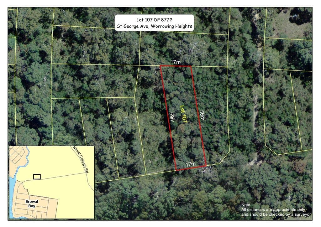 Lot 107 DP 8772, St George Avenue, WORROWING HEIGHTS NSW 2540, Worrowing Heights - Image 1