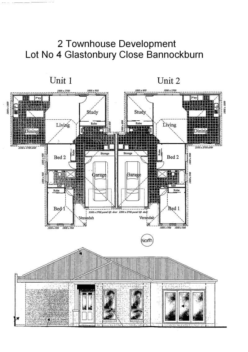 Units 1 and 2, Lot 4 Glastonbury Close, BANNOCKBURN VIC 3331, Bannockburn - Thumbnail 2