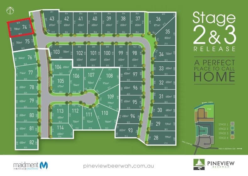 Lot 74 Pineview Drive, Beerwah QLD 4519, Beerwah - Image 1