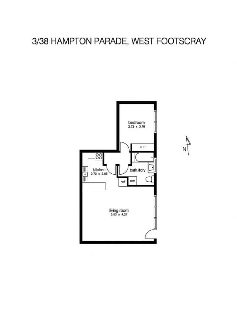 3/38 Hampton Parade, West Footscray - Image 1