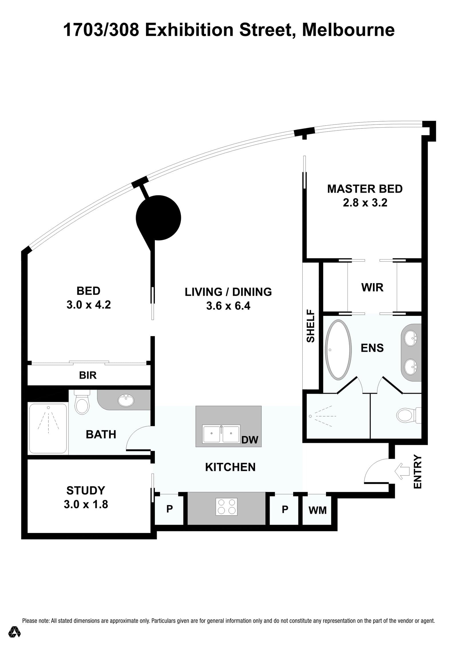 1703/308 Exhibition Street, Melbourne VIC 3000, Melbourne - Image 1