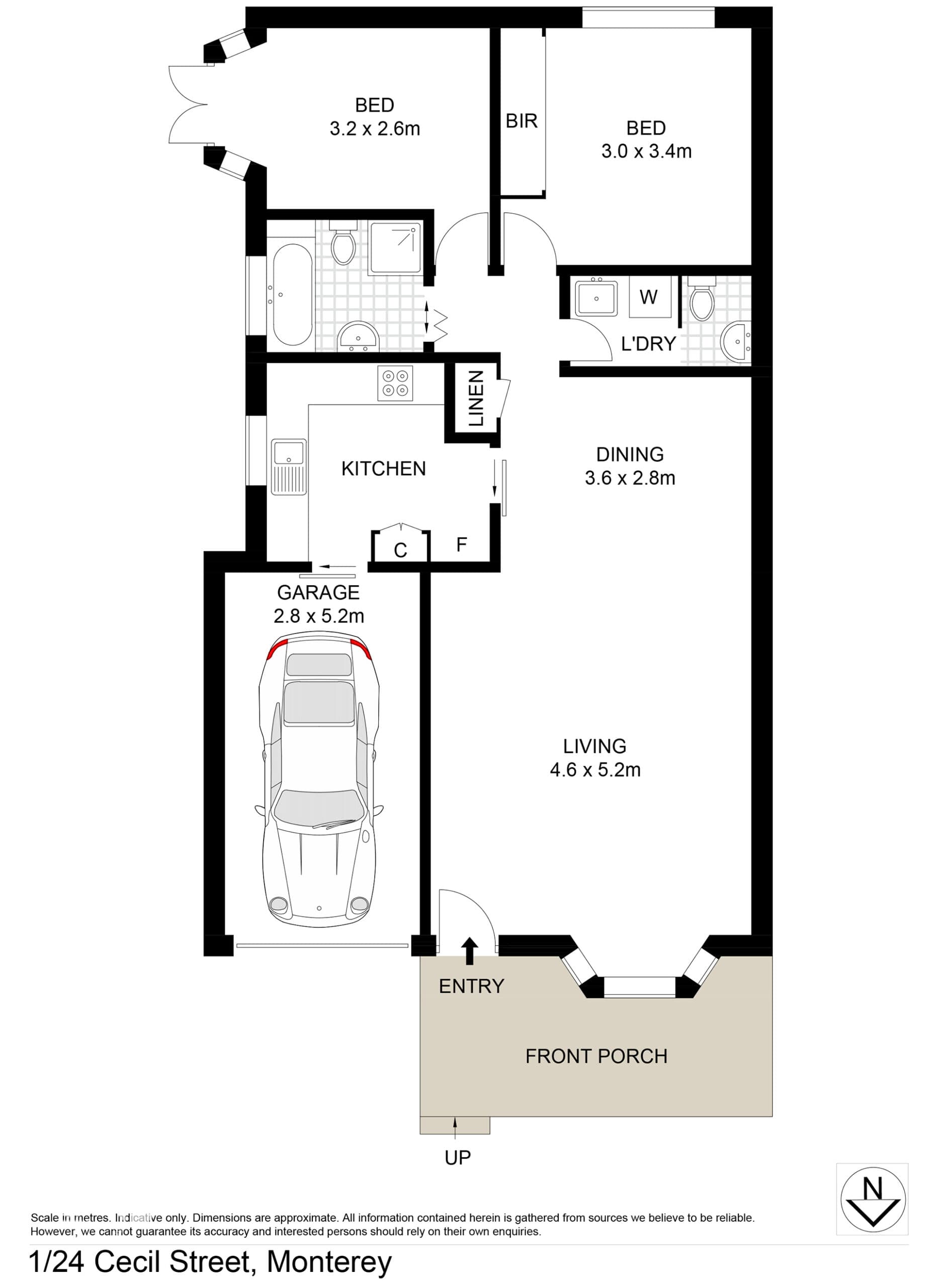 1/24 Cecil Street, Monterey NSW 2217, Doreen - Image 1