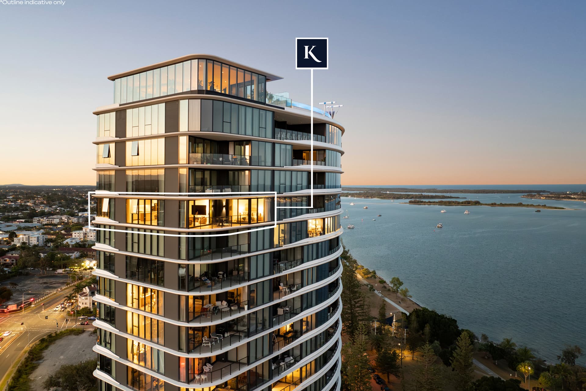 2104/180 Marine Parade, Labrador, QLD, 4215, Labrador - Image 1