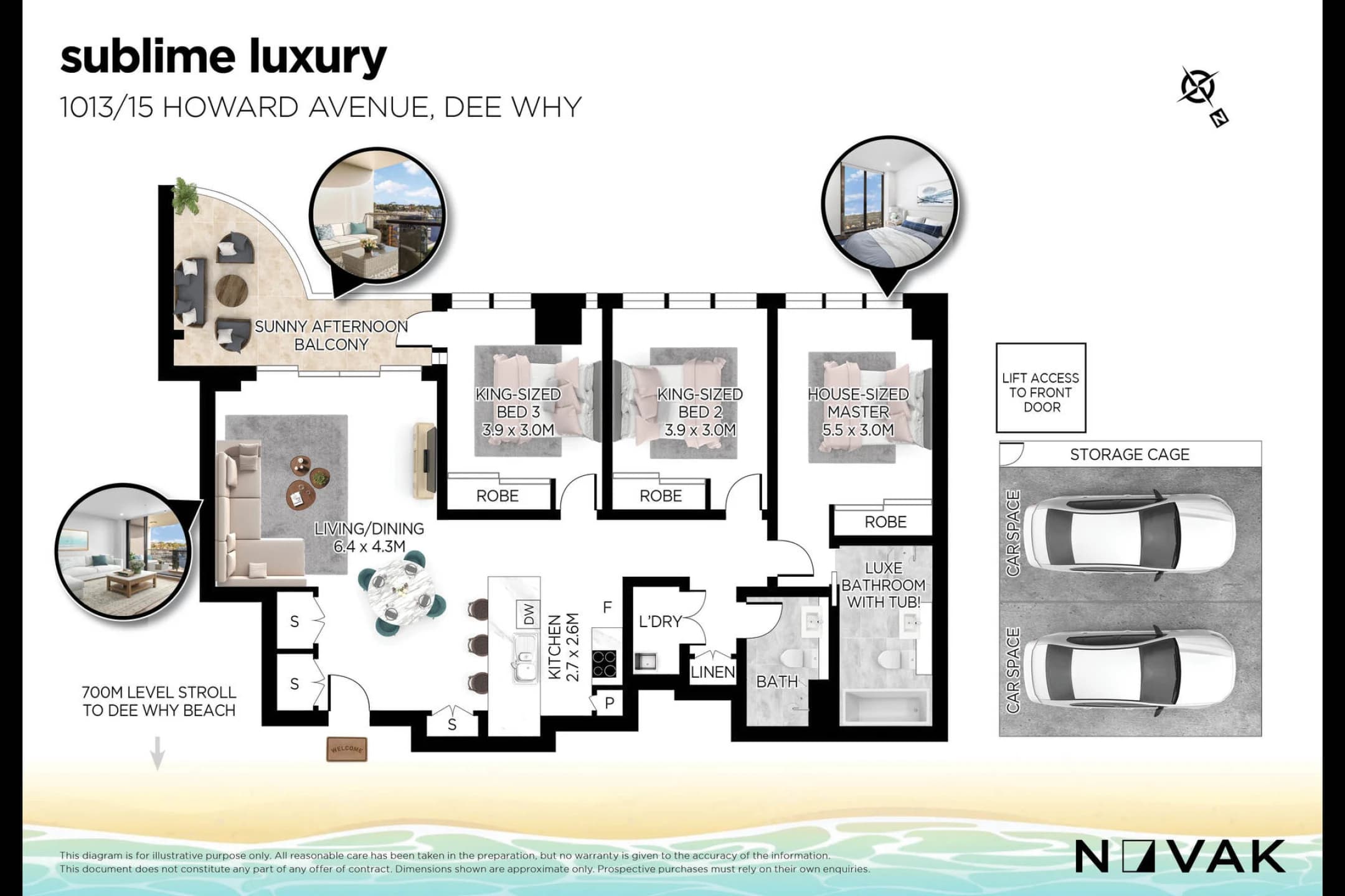 1013 / 15 Howard Avenue, Dee Why NSW 2099, Dee Why - Thumbnail 3