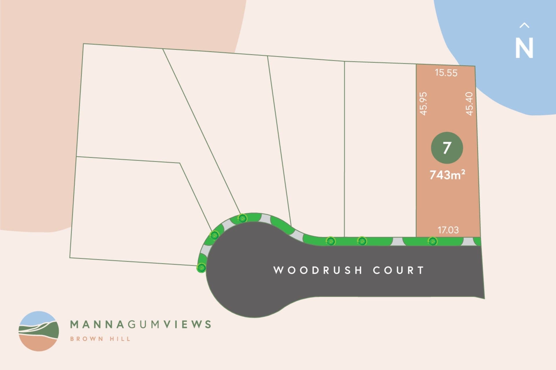 Lot Manna Gum Views Lot 7 No. 8 Woodrush Court, Brown Hill, Brown Hill - Image 1