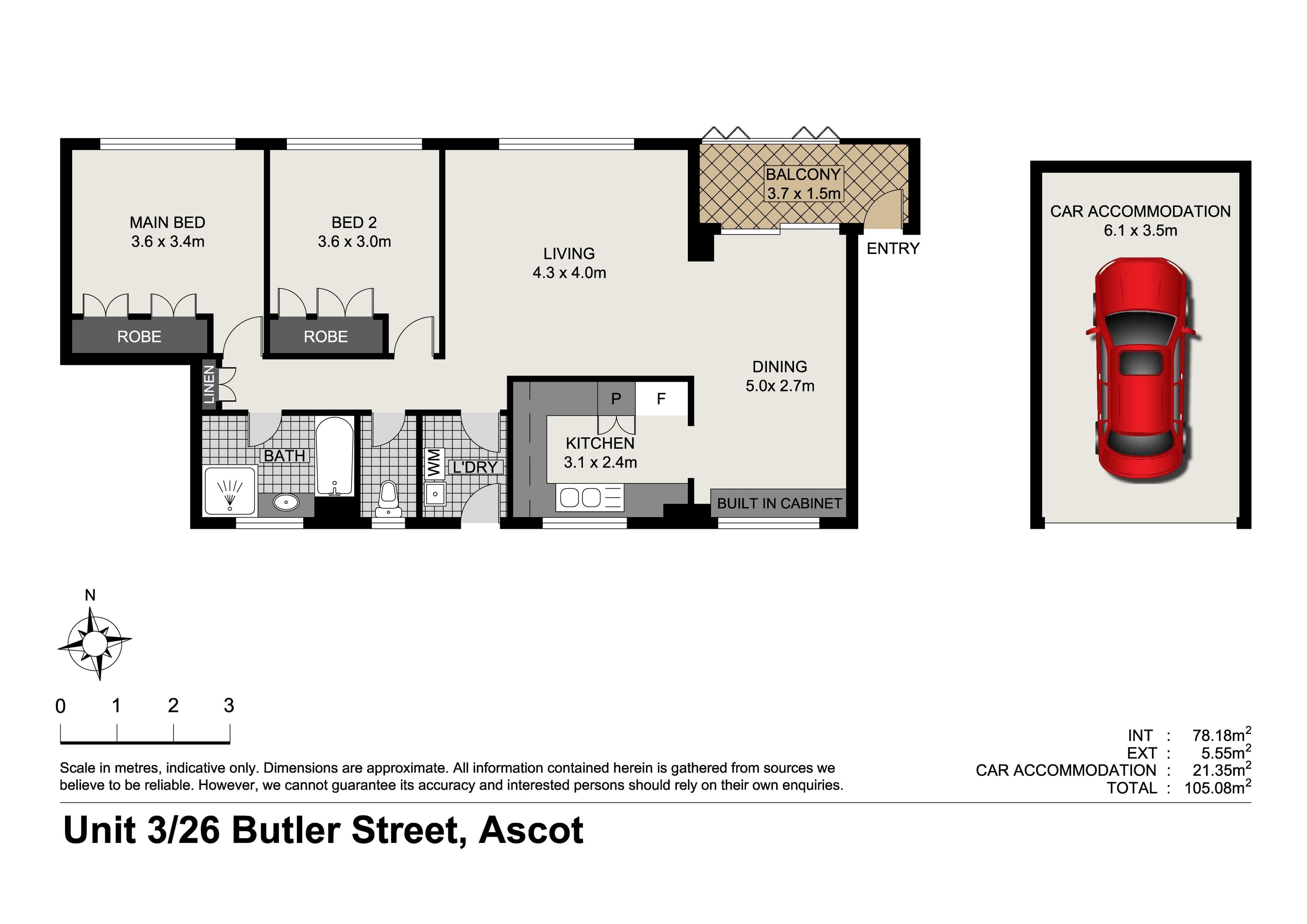 3/26 Butler Street, ASCOT QLD 4007, Ascot - Thumbnail 2