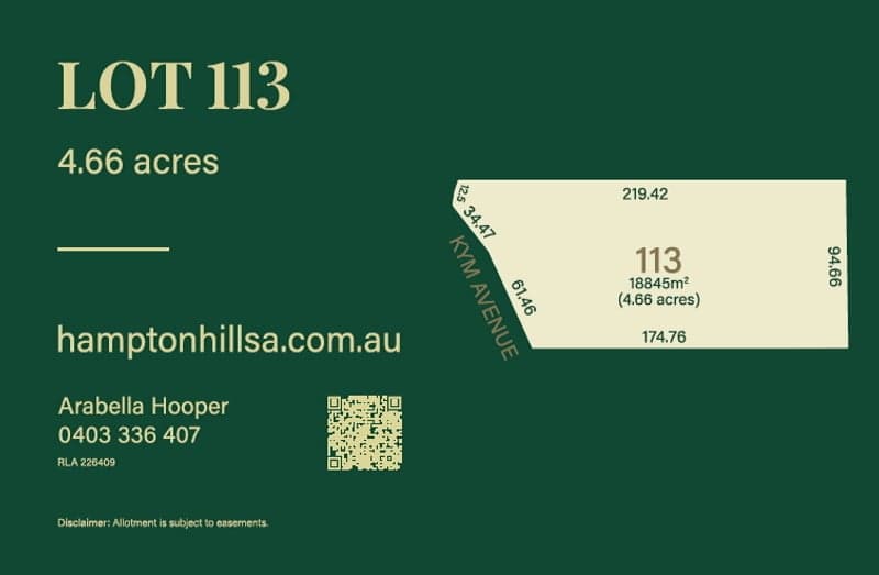 Lot 113,  Kym Avenue, Littlehampton - Thumbnail 3