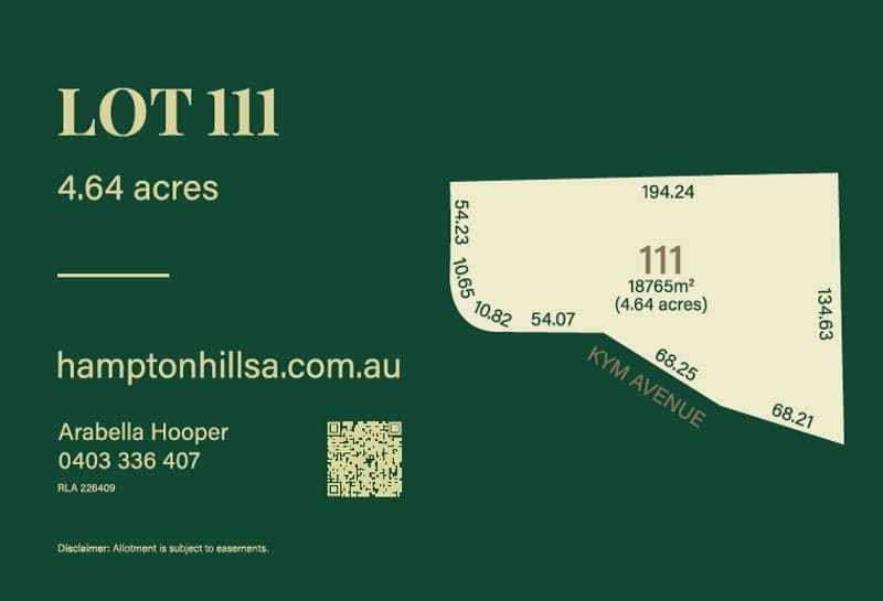 Lot 111,  Kym Avenue, Littlehampton - Thumbnail 3