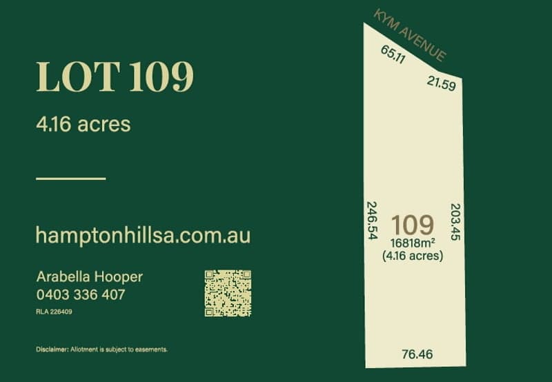 Lot 109,  Kym Avenue, Littlehampton - Thumbnail 2