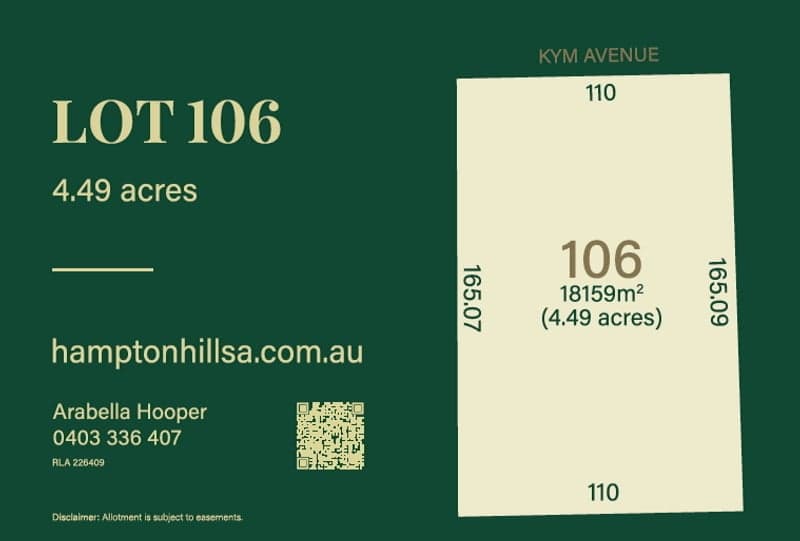 Lot 106,  Kym Avenue, Littlehampton - Image 1