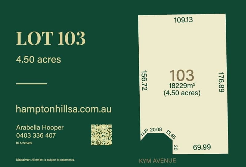 Lot 103,  Kym Avenue, Littlehampton - Thumbnail 2