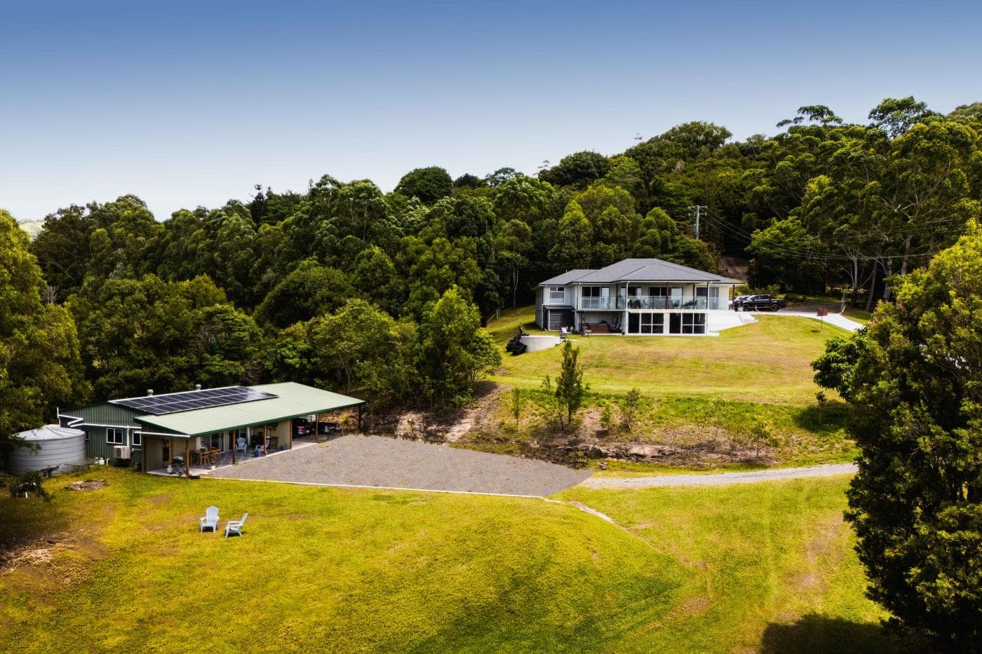 33.8 acre dual-living estate with a hobby farm and sea views, Mooloolah Valley - Image 1