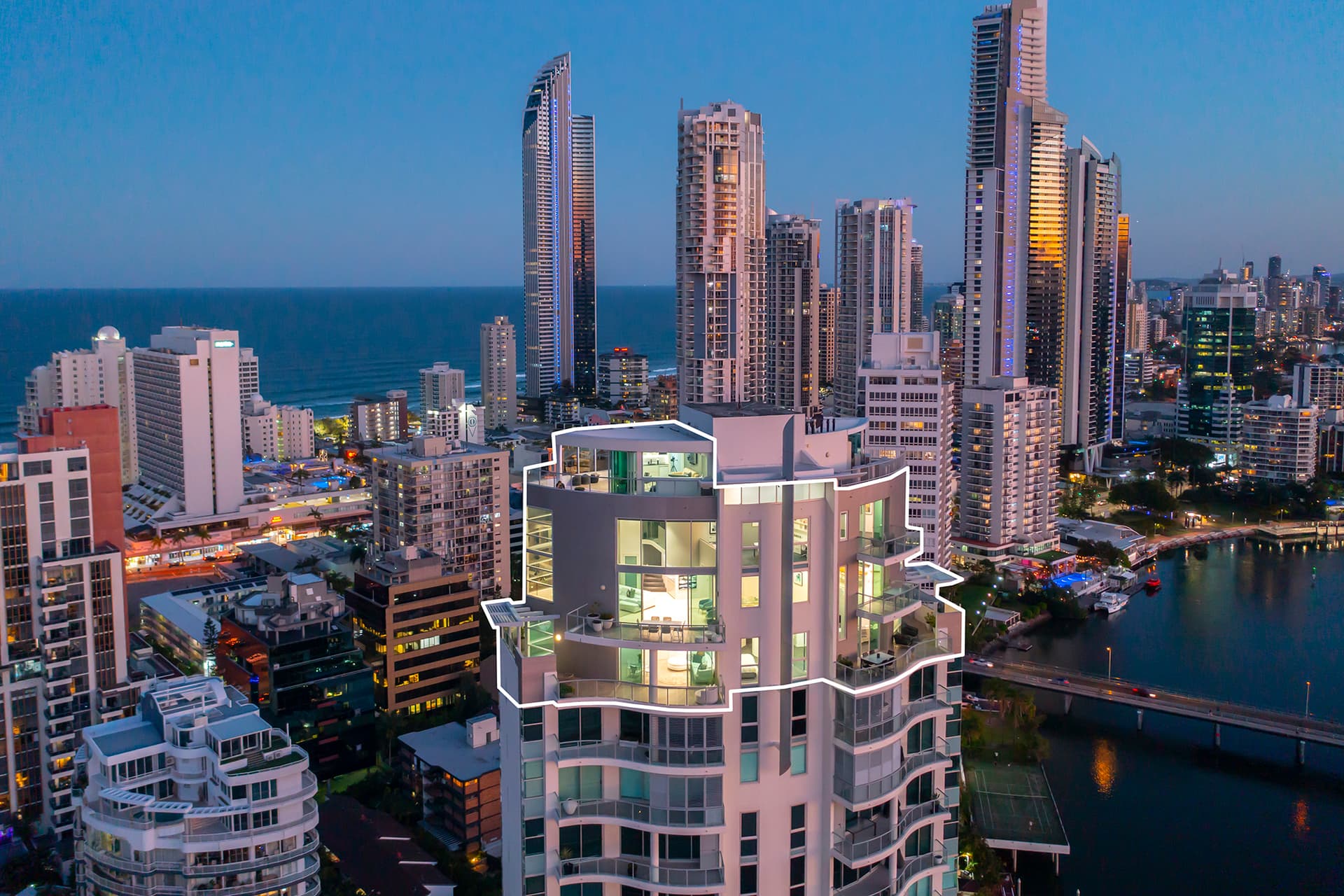 'Sentinel' Penthouse 42 Riverview Parade, Surfers Paradise, QLD, 4217, Surfers Paradise - Image 1