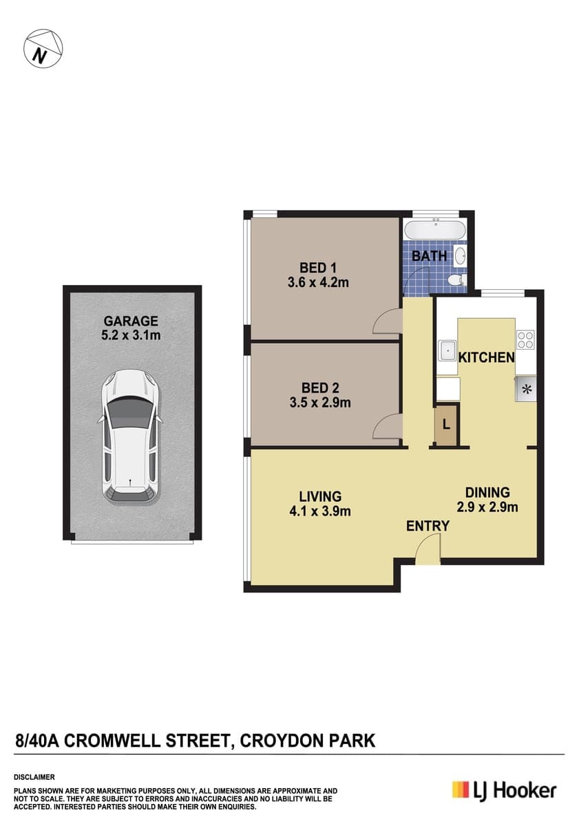 8/40A Cromwell Street, Croydon Park, Croydon Park - Image 1