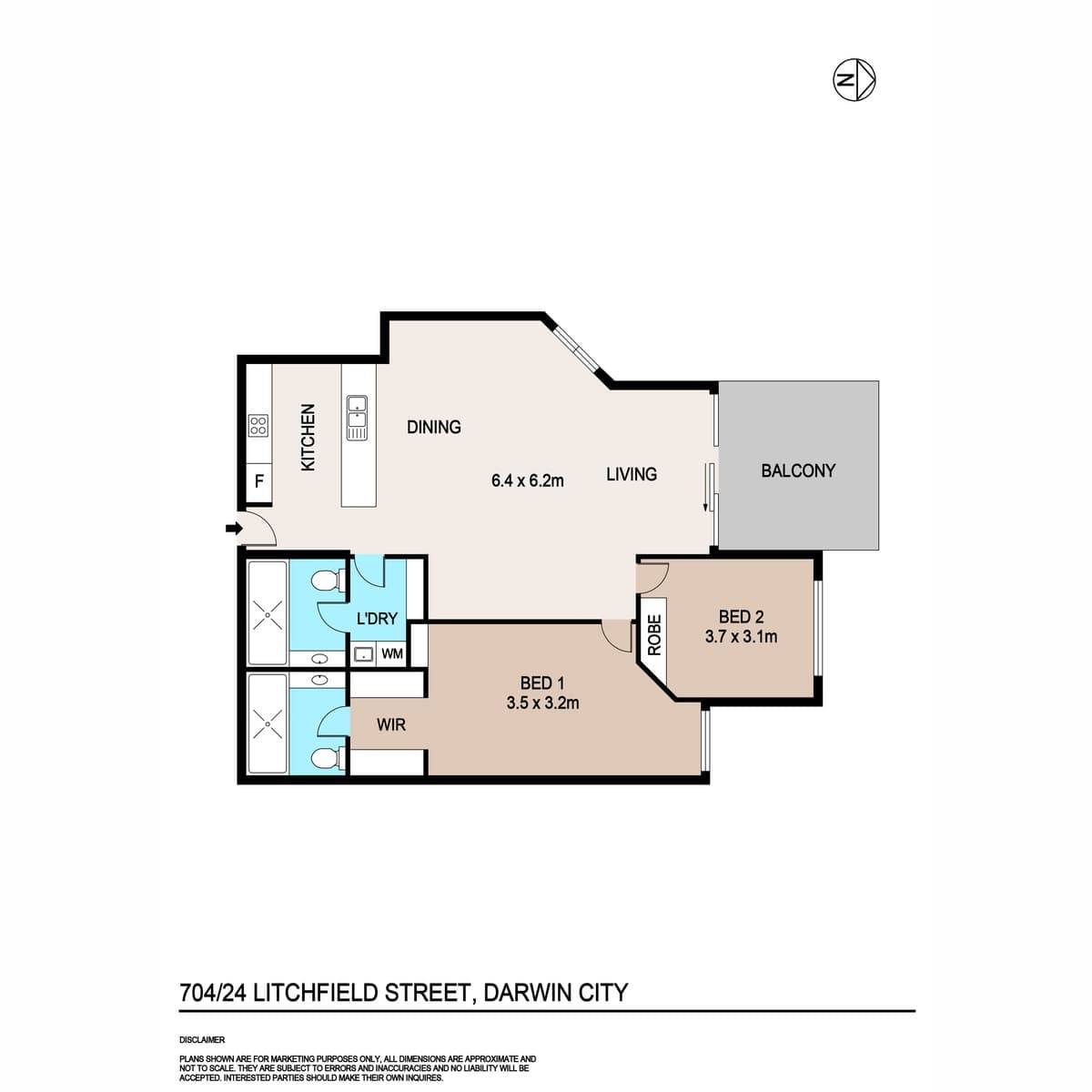 704/24 Litchfield Street Darwin City NT, Darwin City - Image 1