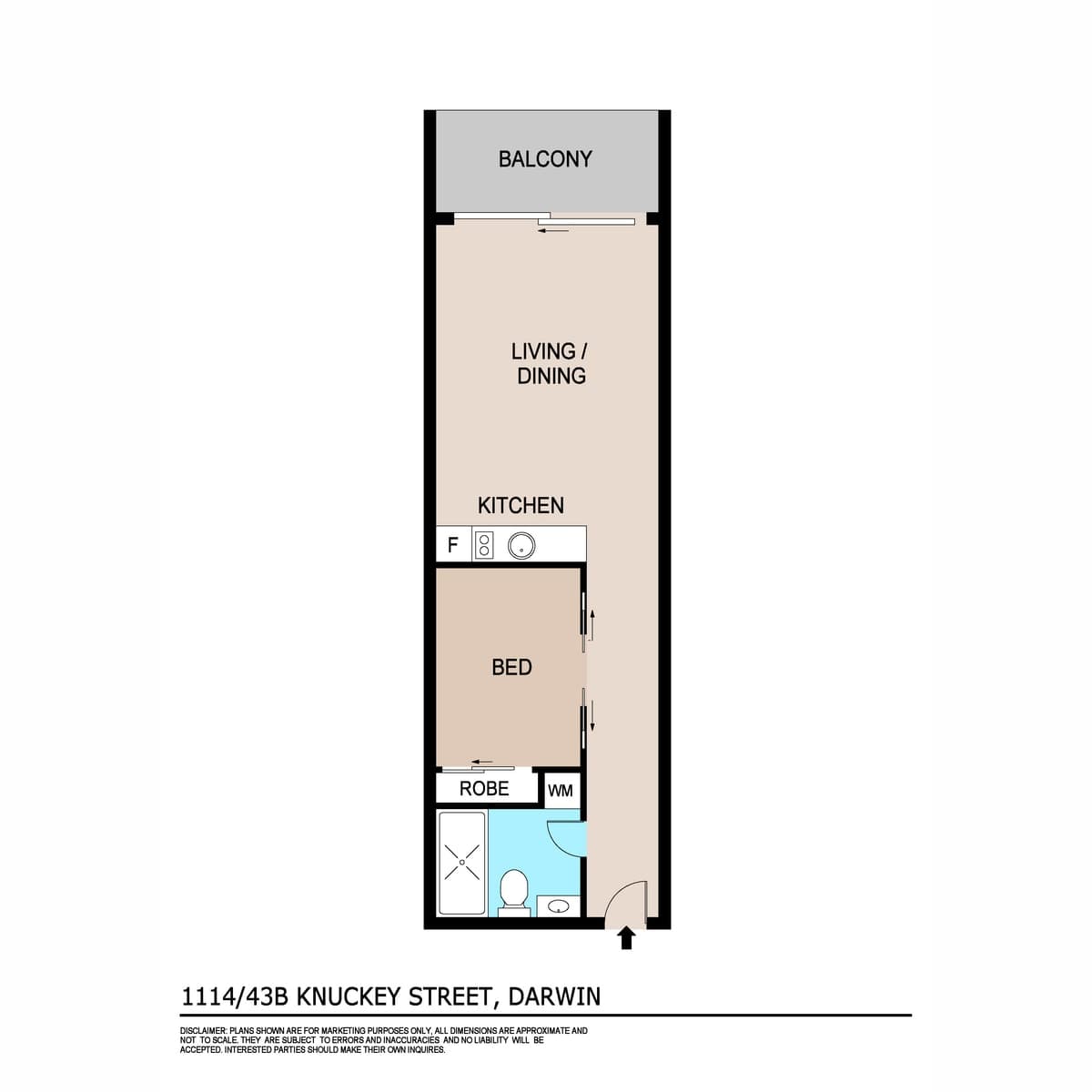 1114/43B Knuckey Street Darwin City NT, Darwin City - Image 1