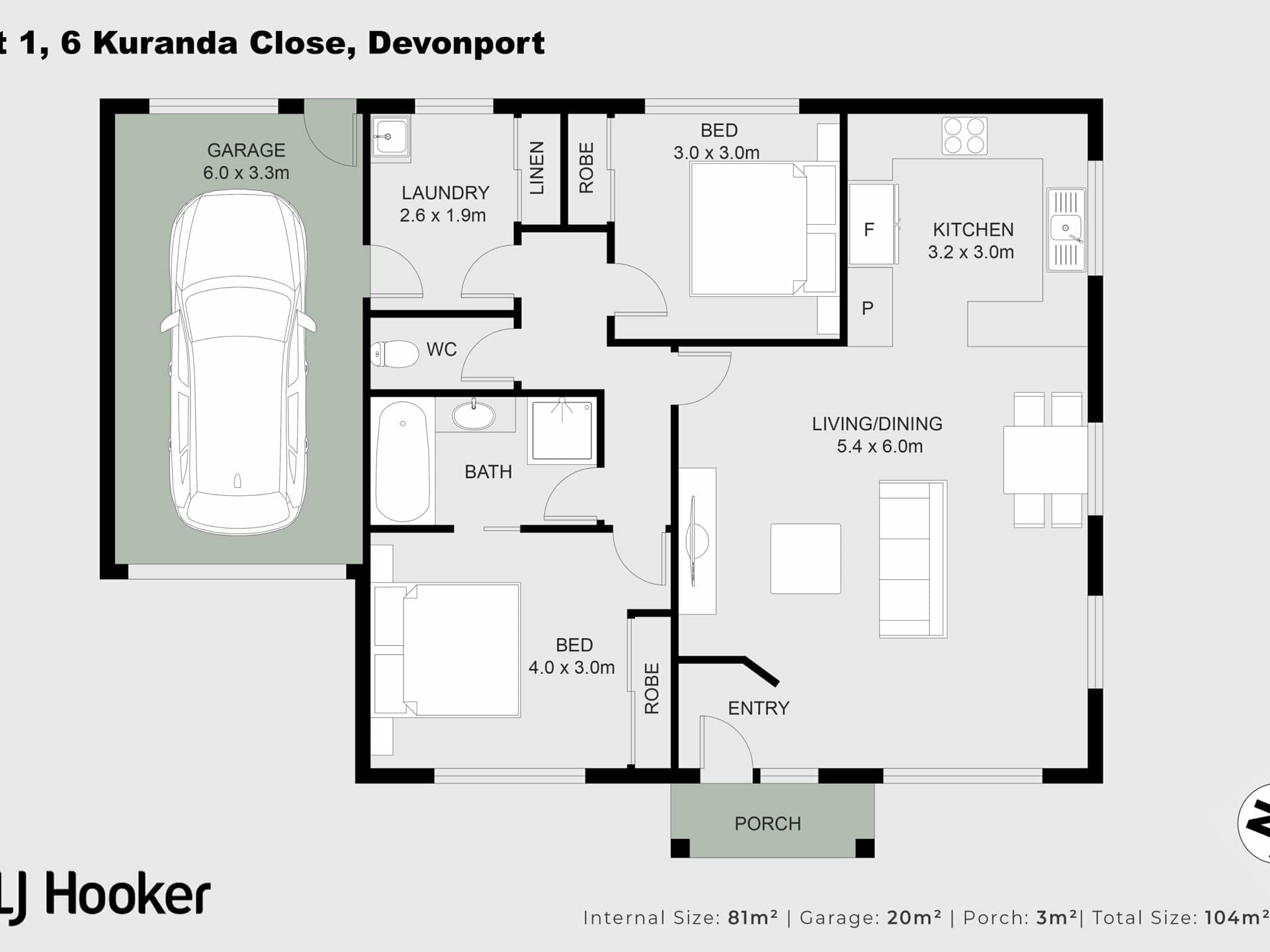 Unit 1/6 Kuranda Close, Devonport, Devonport - Image 1