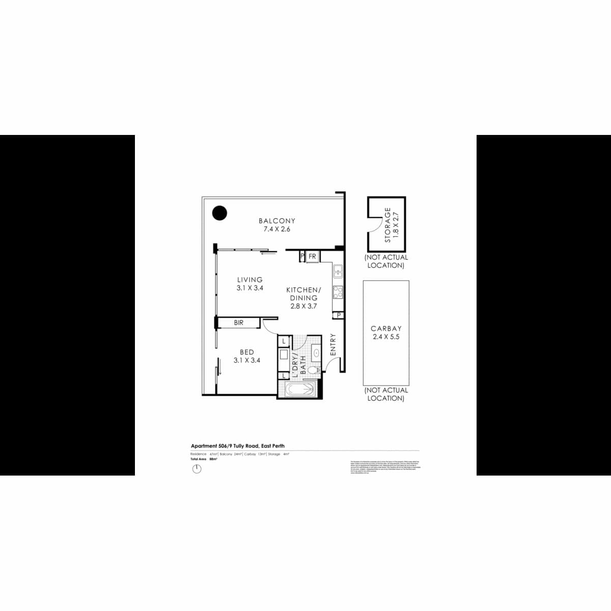 506/9 Tully Road East Perth WA, East Perth - Image 1