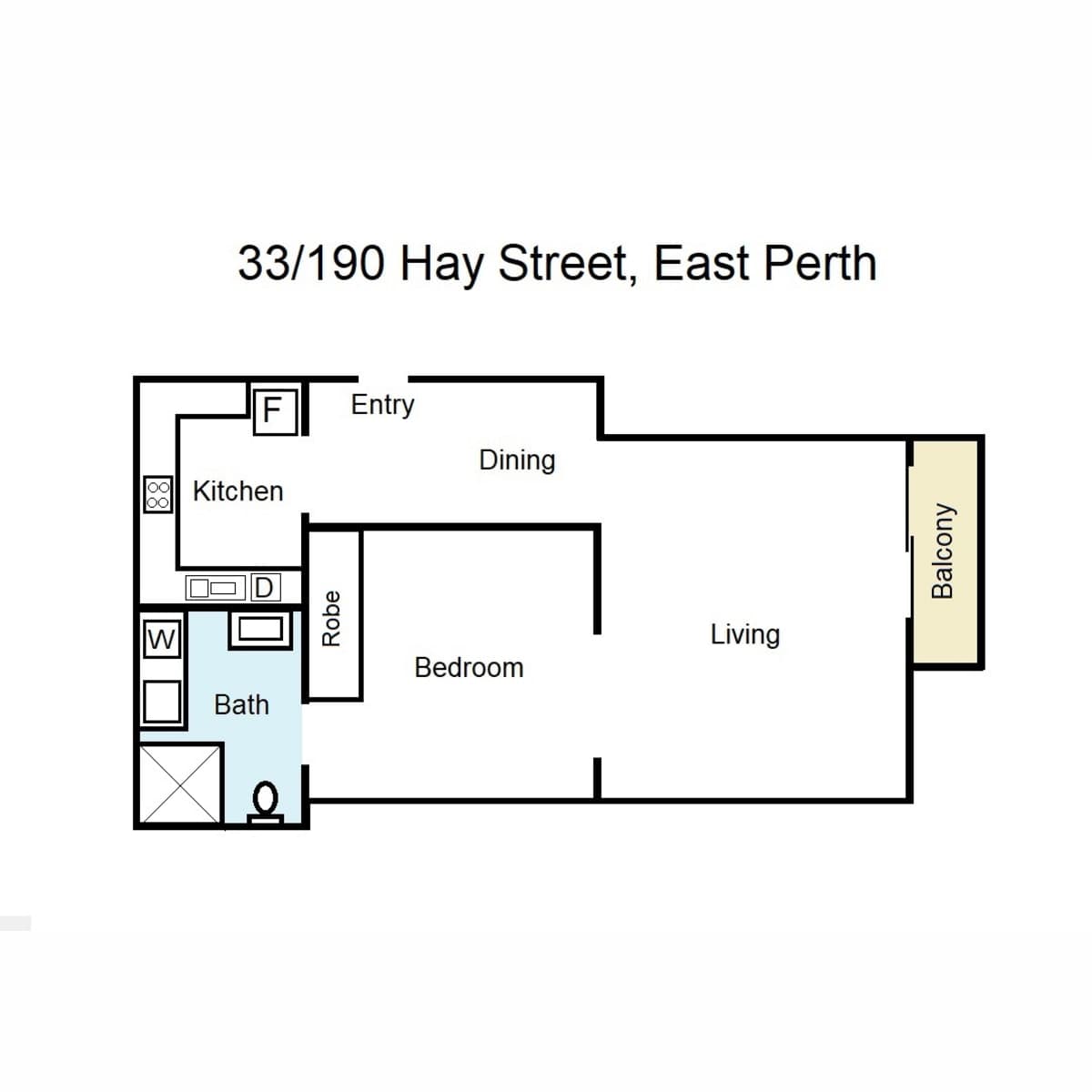 33/190 Hay Street East Perth WA, East Perth - Image 1