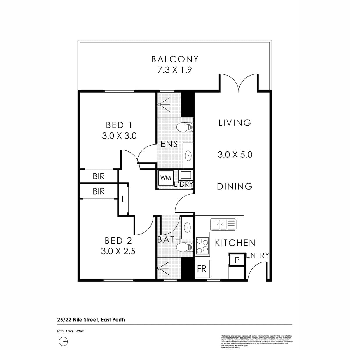 25/22 Nile Street East Perth WA, East Perth - Image 1
