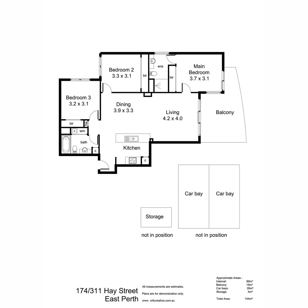 174/311 Hay Street East Perth WA, East Perth - Image 1