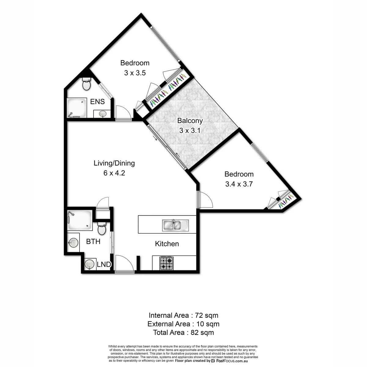 801/56 Prospect Street Fortitude Valley QLD, Fortitude Valley - Image 1