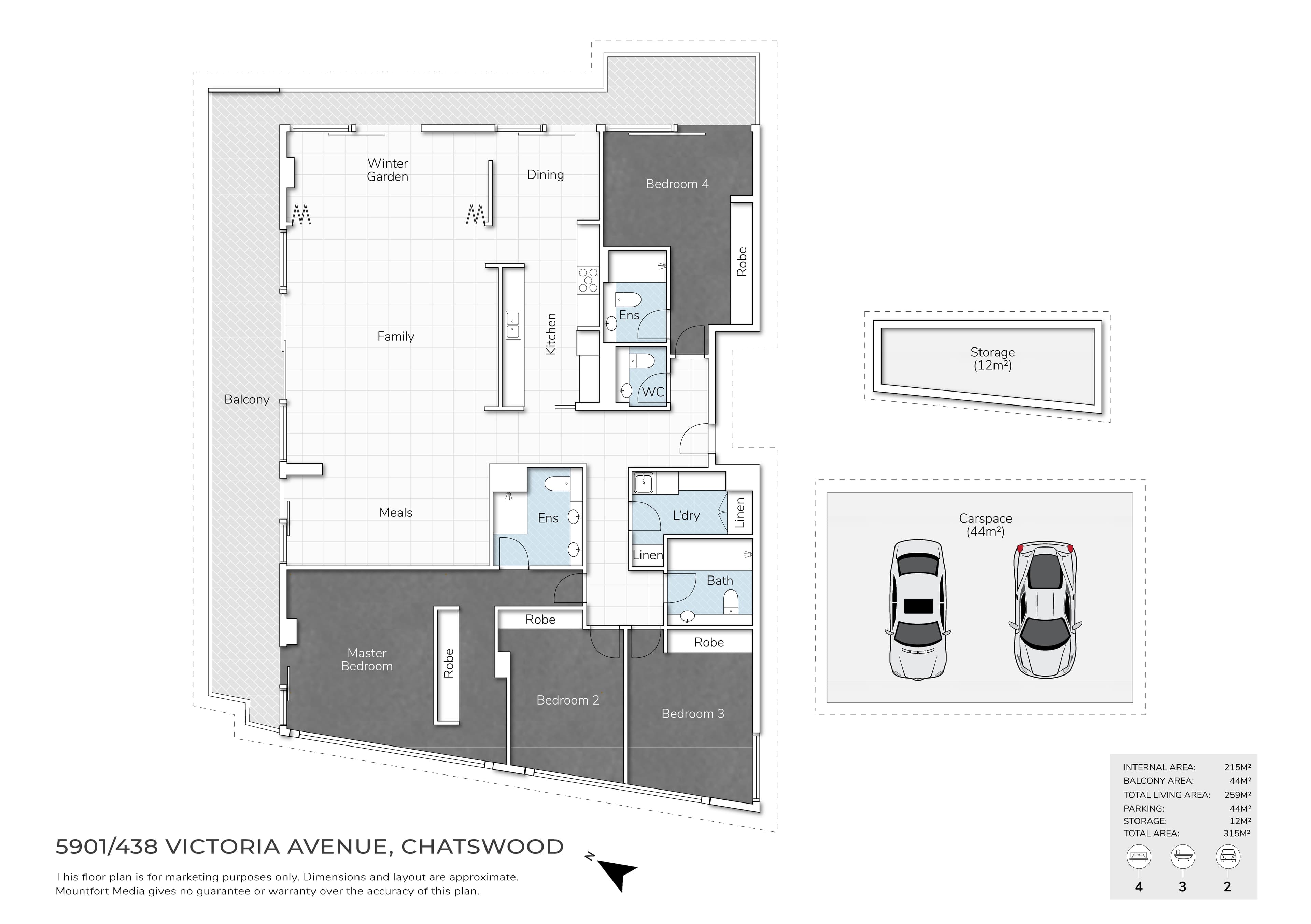 5901/438 Victoria Avenue Chatswood, Chatswood - Thumbnail 3
