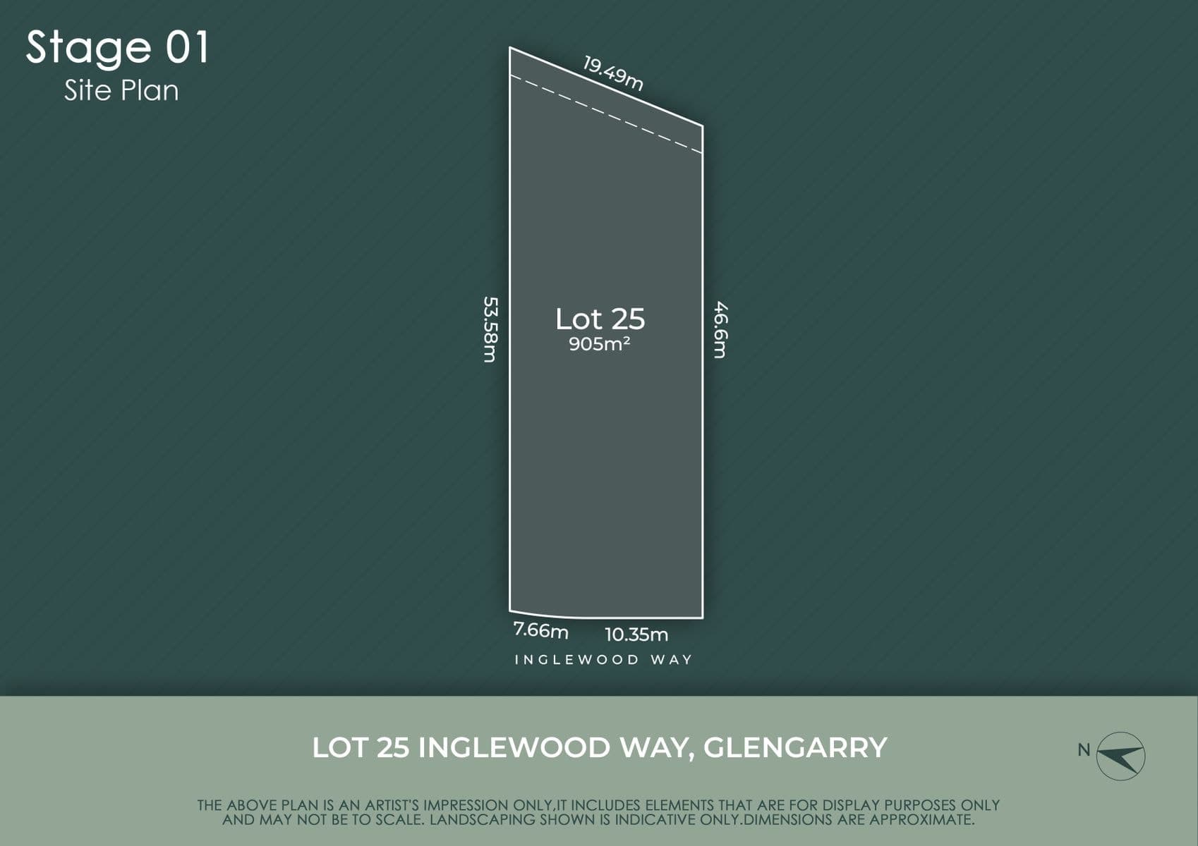 Lot 25, 10 Inglewood Way, Glengarry VIC 3854, Glengarry - Image 1