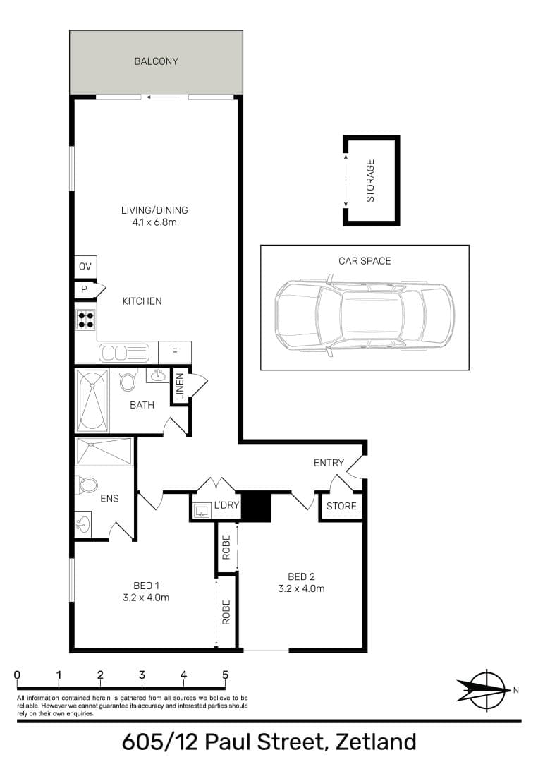 605 / 12 Paul Street, Zetland, Zetland - Thumbnail 4