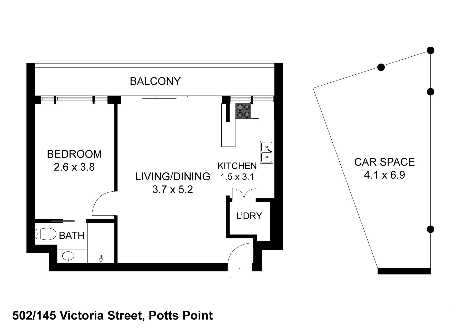 502 / 145 Victoria Street, Potts Point, Potts Point - Thumbnail 4