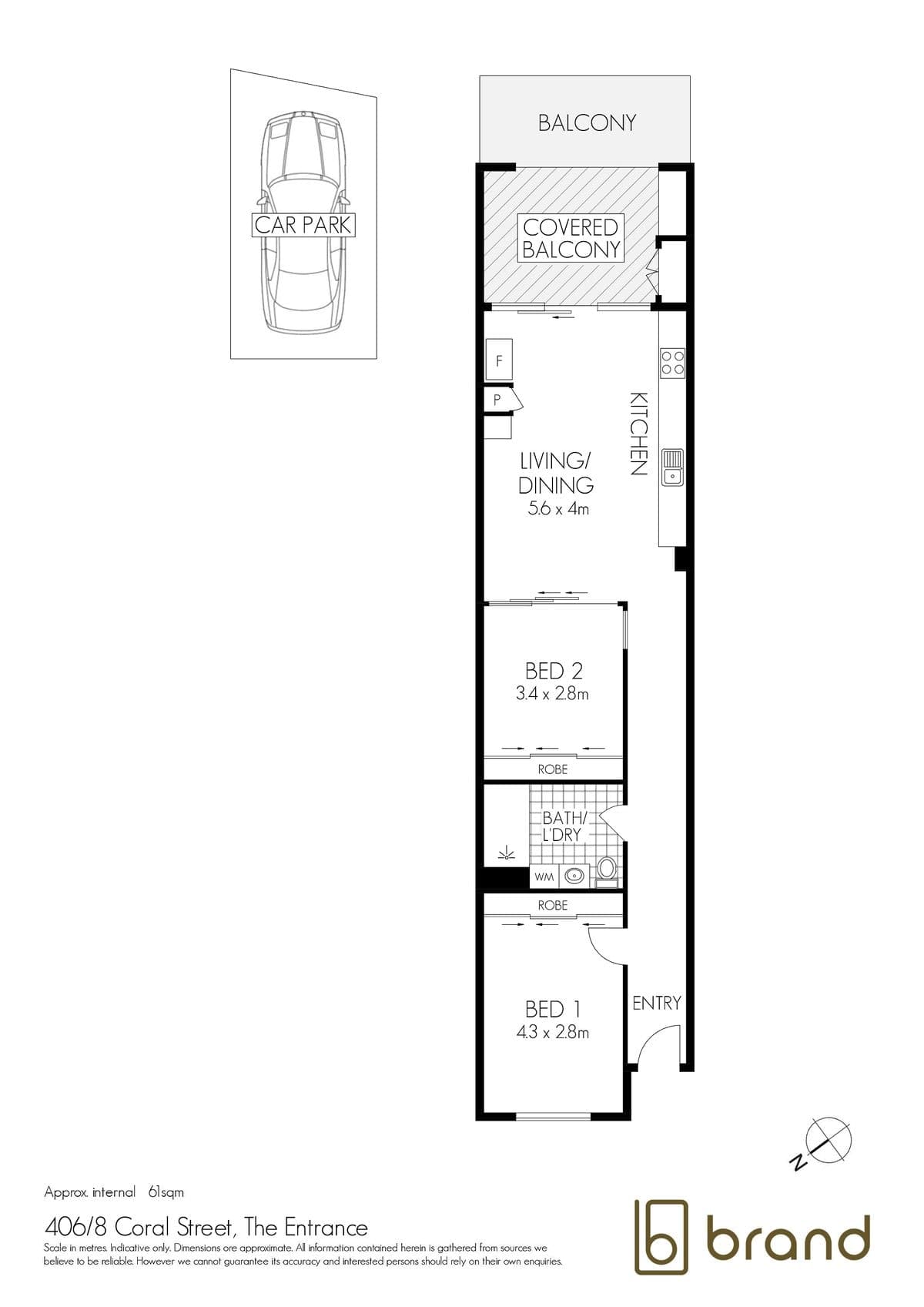 406 / 18 Coral Street, THE ENTRANCE, The Entrance - Thumbnail 2
