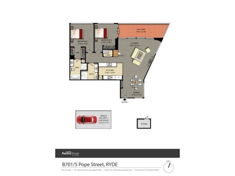 B701/5 Pope Street RYDE NSW, Ryde - Thumbnail 7