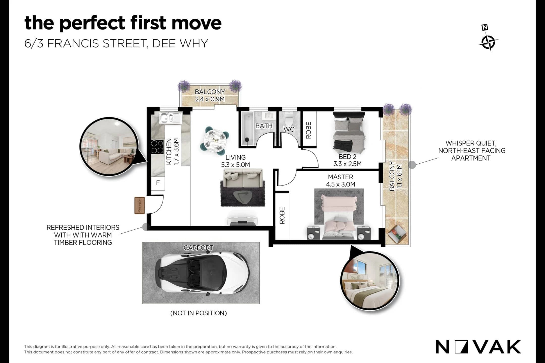 6 / 3 Francis Street, Dee Why NSW 2099, Dee Why - Thumbnail 3
