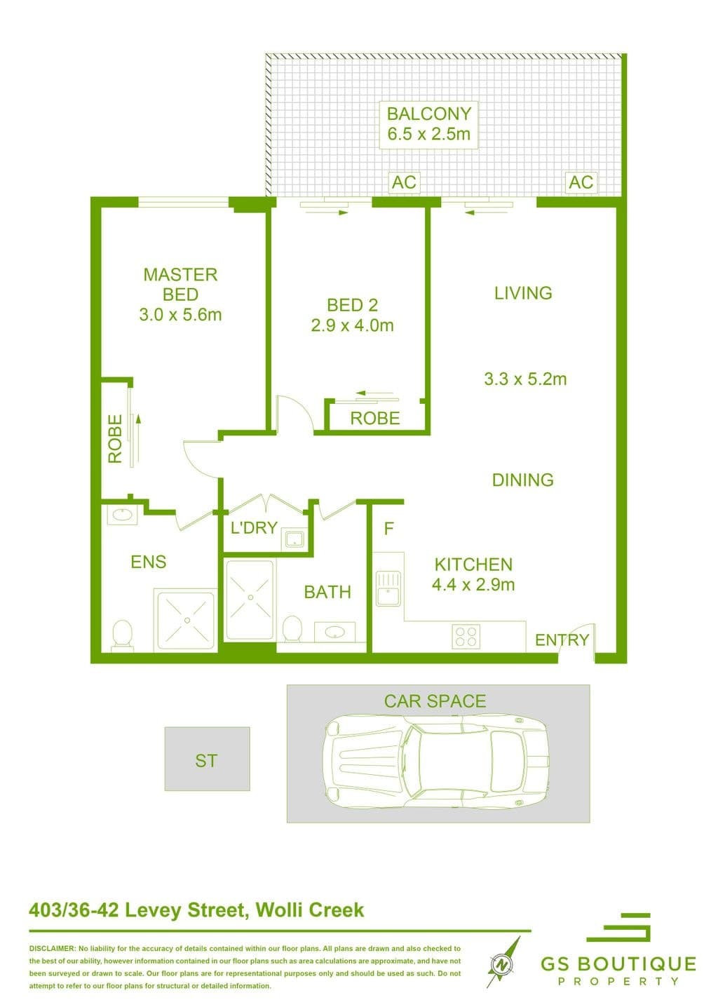 403/36-42 Levey Street, WOLLI CREEK, Wolli Creek - Thumbnail 2