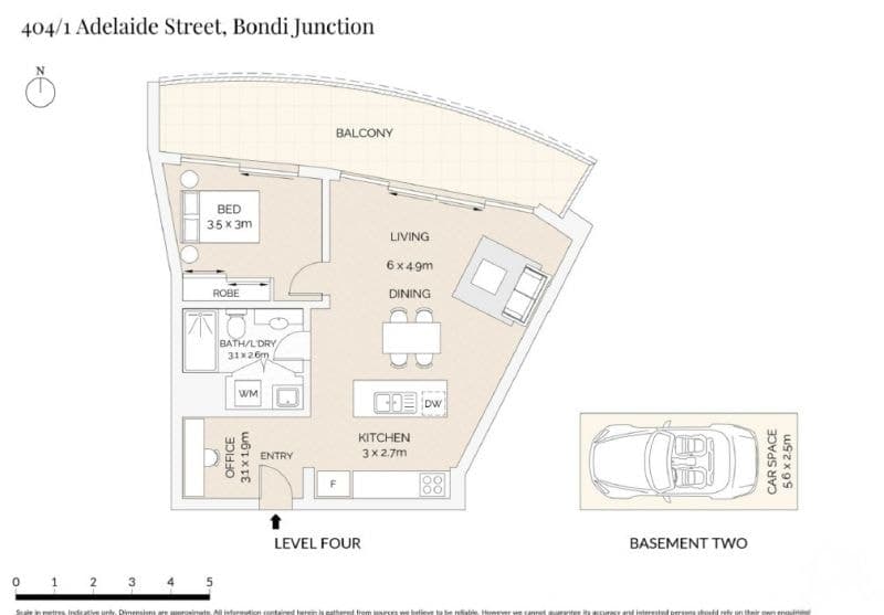 404/1 Adelaide Street, Bondi Junction, Bondi Junction - Image 1