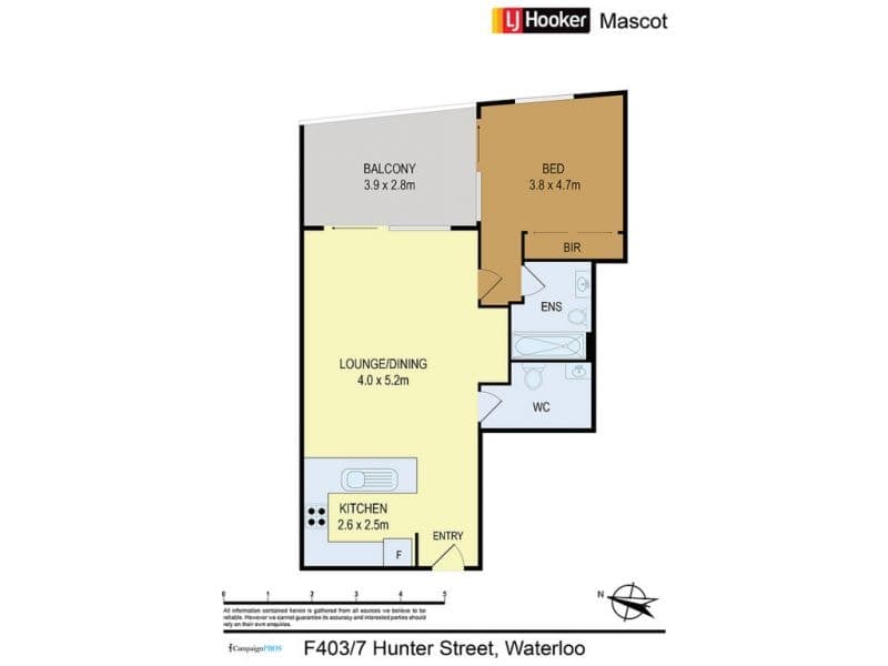 F403/7 Hunter Street, Waterloo, Waterloo - Image 1