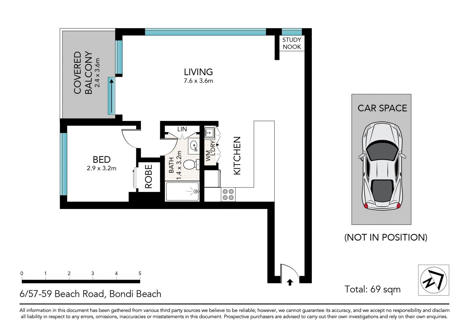 6/57-59 Beach Road, Bondi Beach, Bondi Beach - Image 1